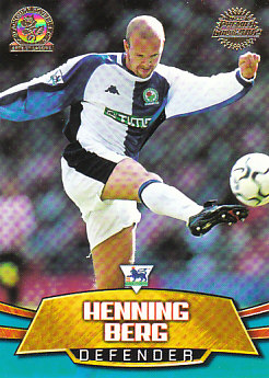 Henning Berg Blackburn Rovers 2002 Topps Premier Gold #BR4